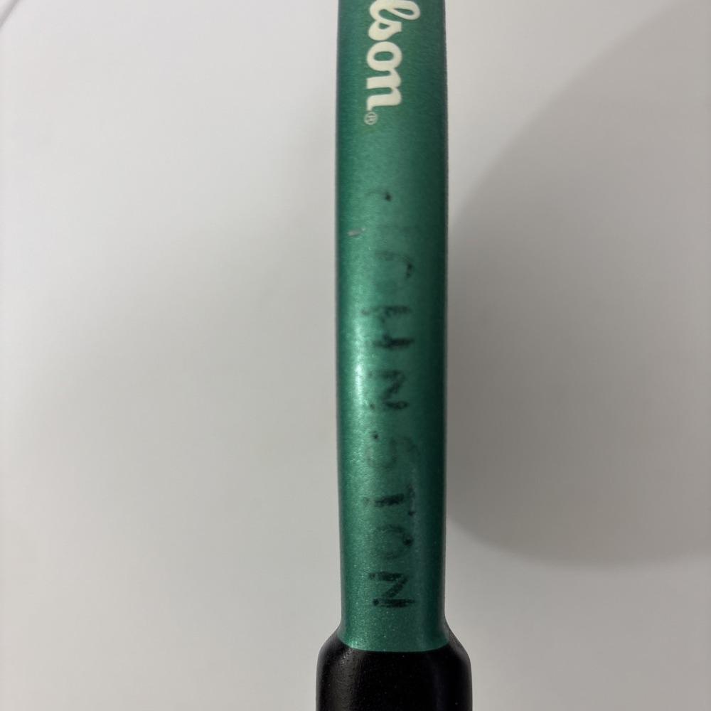 Vintage Wilson Pro Staff Flat Beam 6 Molded Graphite Paddle Racket w/ Case *FLAW - Picture 4 of 8